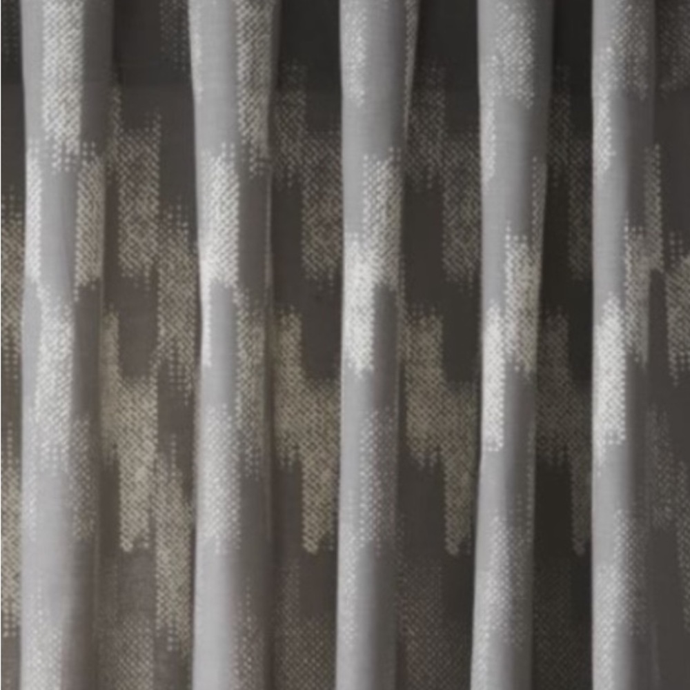 Elegant Gray Patterned Curtains